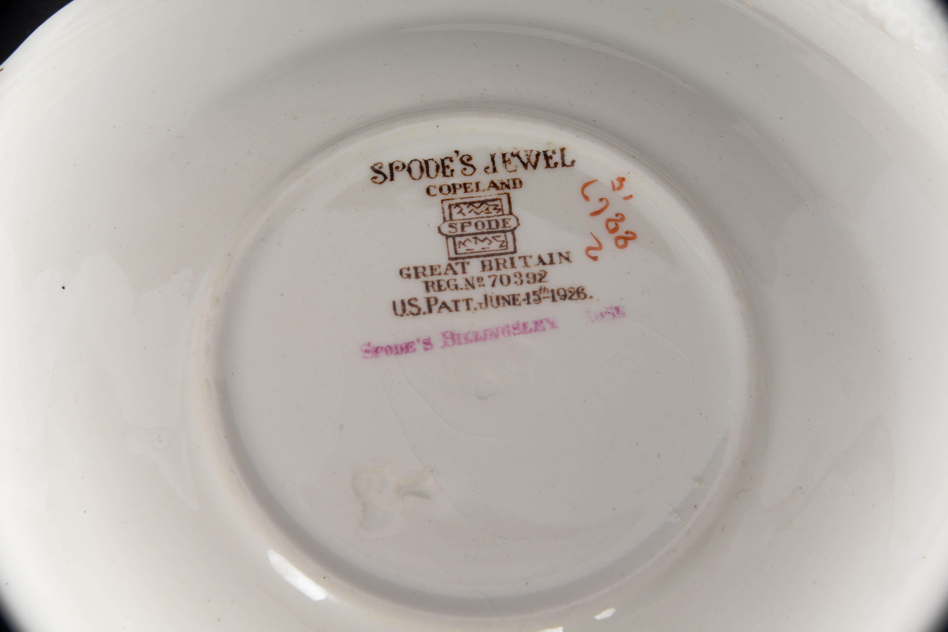 Spode Jewel "Billingsley Rose" Dinner Set