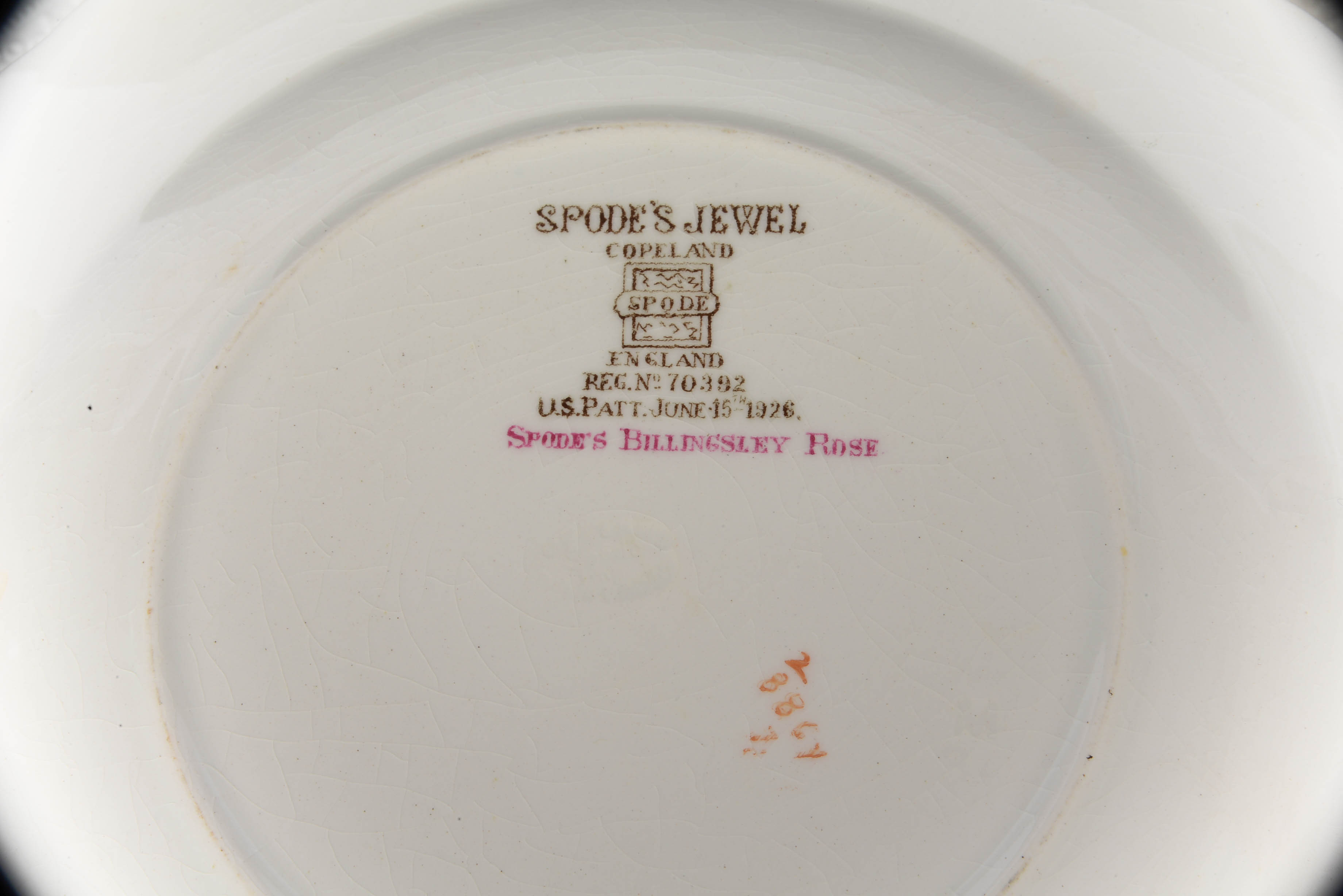Spode Jewel "Billingsley Rose" Dinner Set
