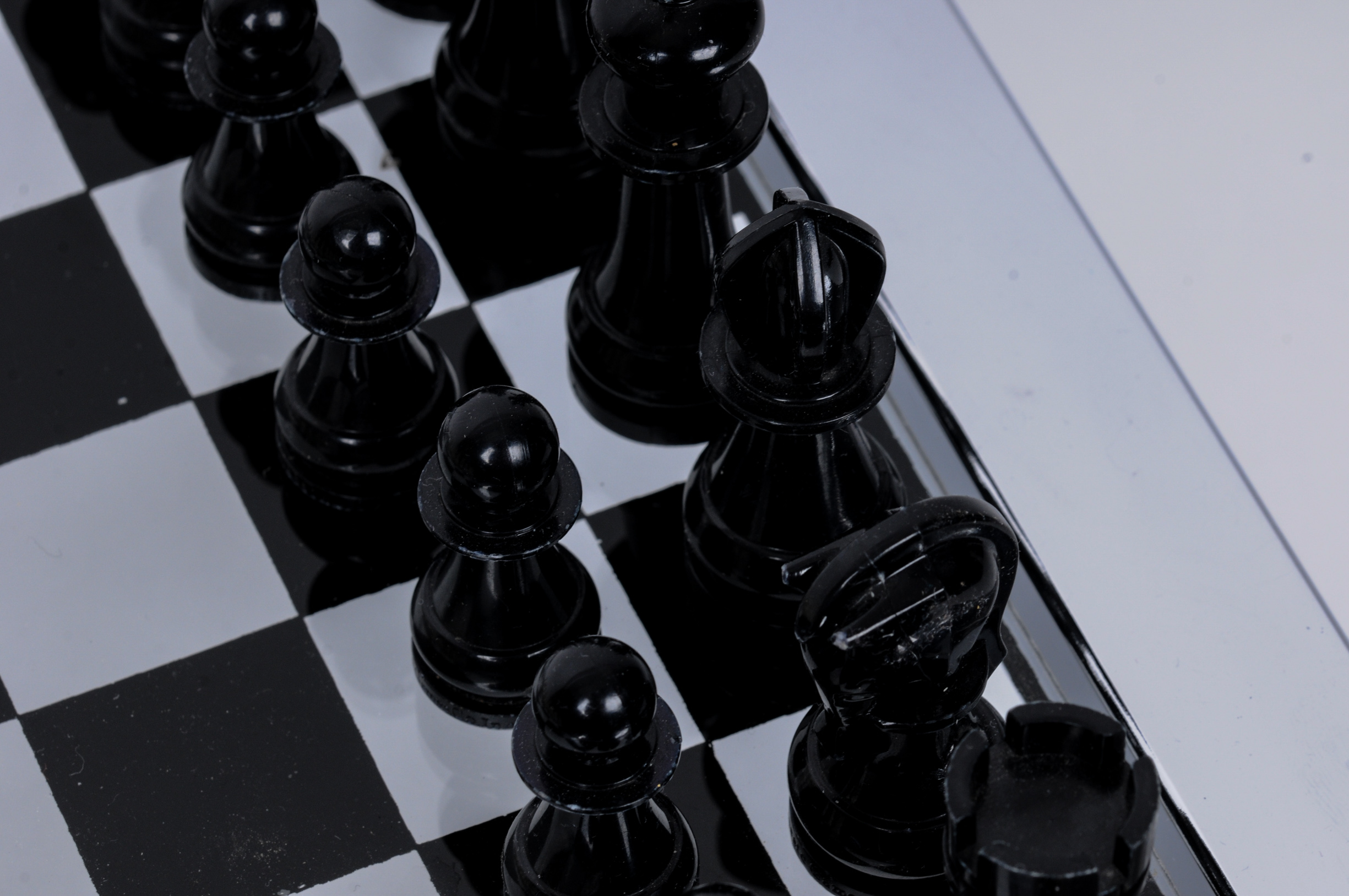 Vintage Mid-Century Modern Chess Set