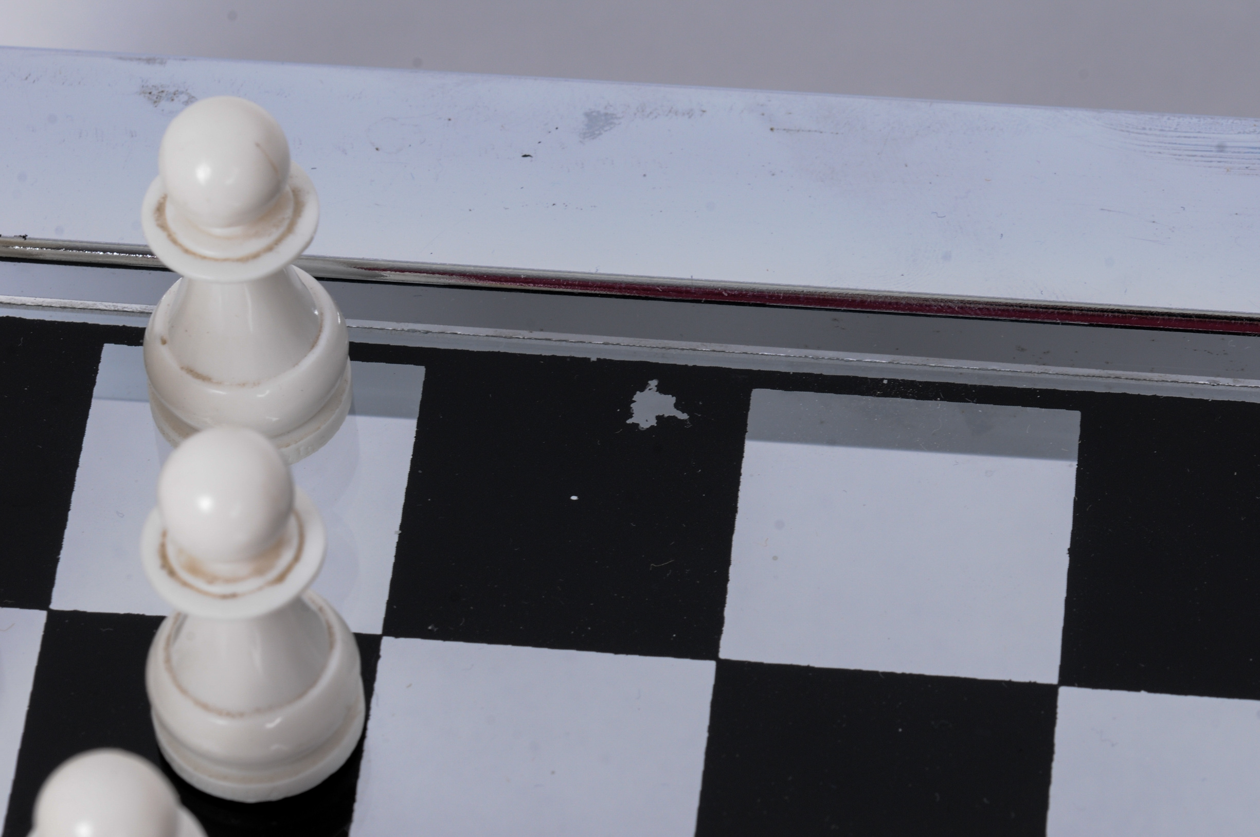 Vintage Mid-Century Modern Chess Set