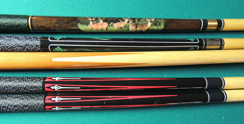 Antique Oak Brunswick Snooker Billiards Table and Accessories