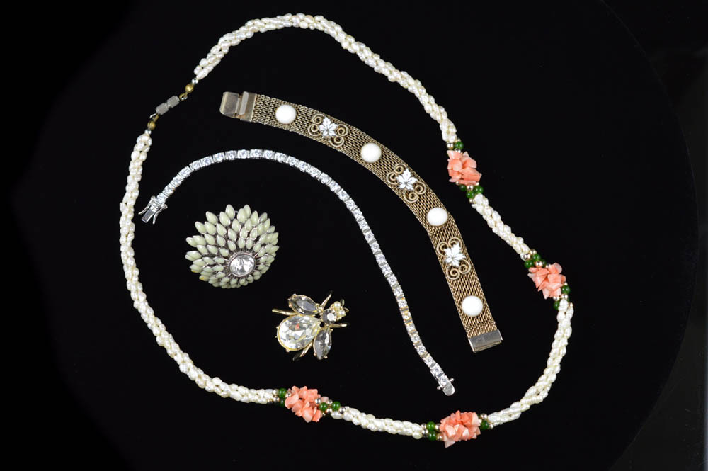 Assortment of Fine Quality Costume Jewelry