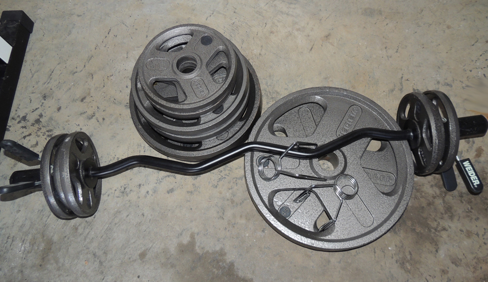 Club Weider 565 Home Gym with Weights and Bench