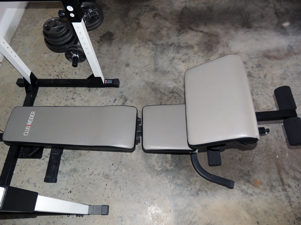 Club Weider 565 Home Gym with Weights and Bench