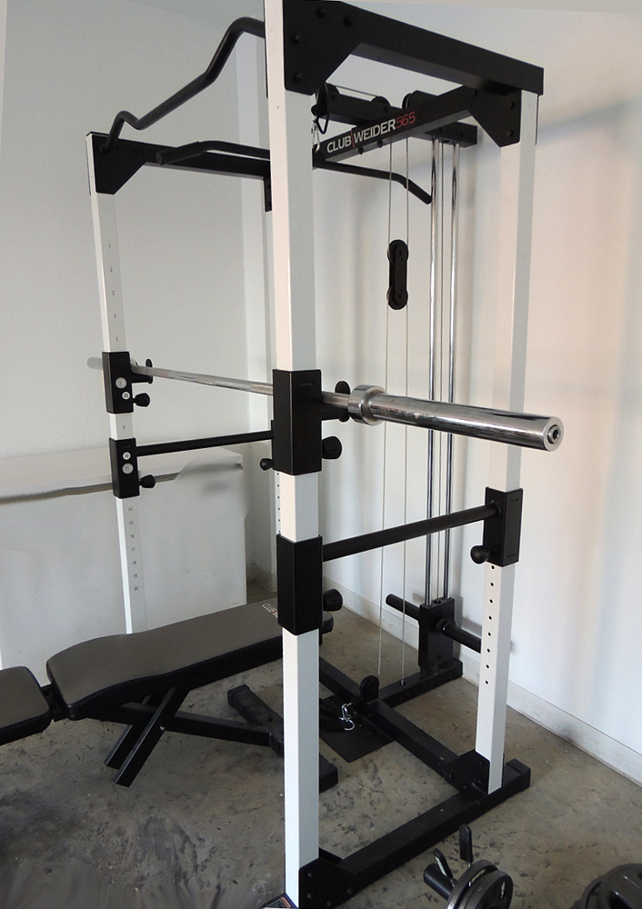 Club Weider 565 Home Gym with Weights and Bench