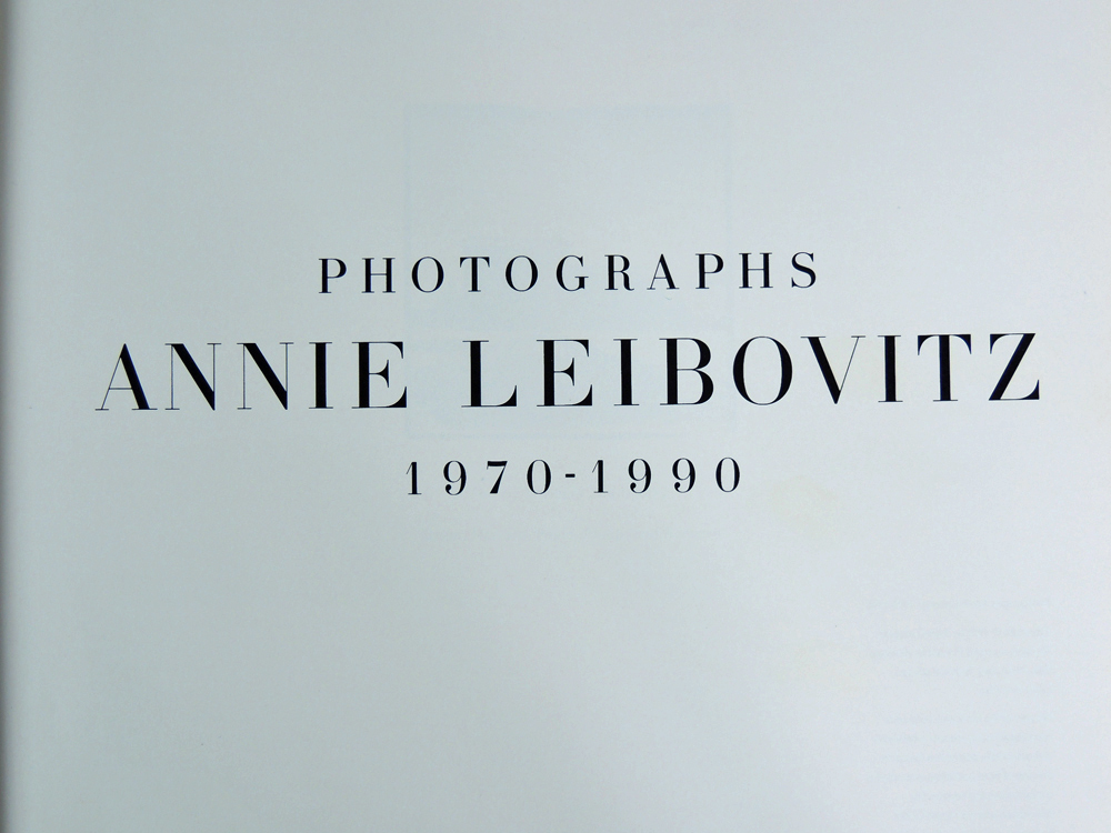 1st Edition Annie Leibovitz Photography 1970-90 Coffee Table Book