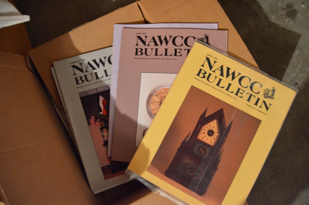 Clock Making Parts, Stencils and Books