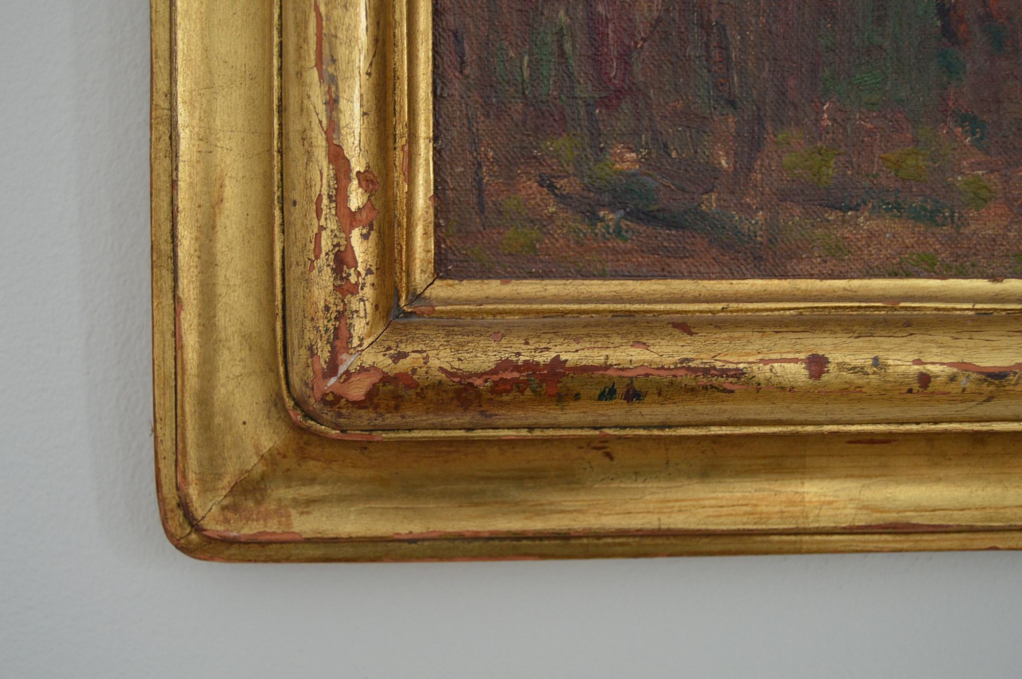 Original Signed Landscape Oil On Canvas by Oscar Anderson