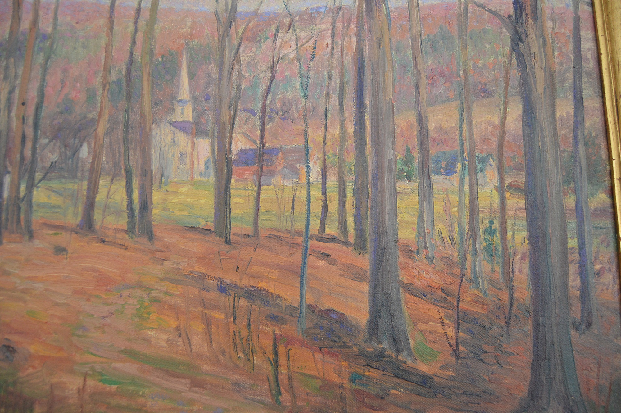 Original Signed Landscape Oil On Canvas by Oscar Anderson