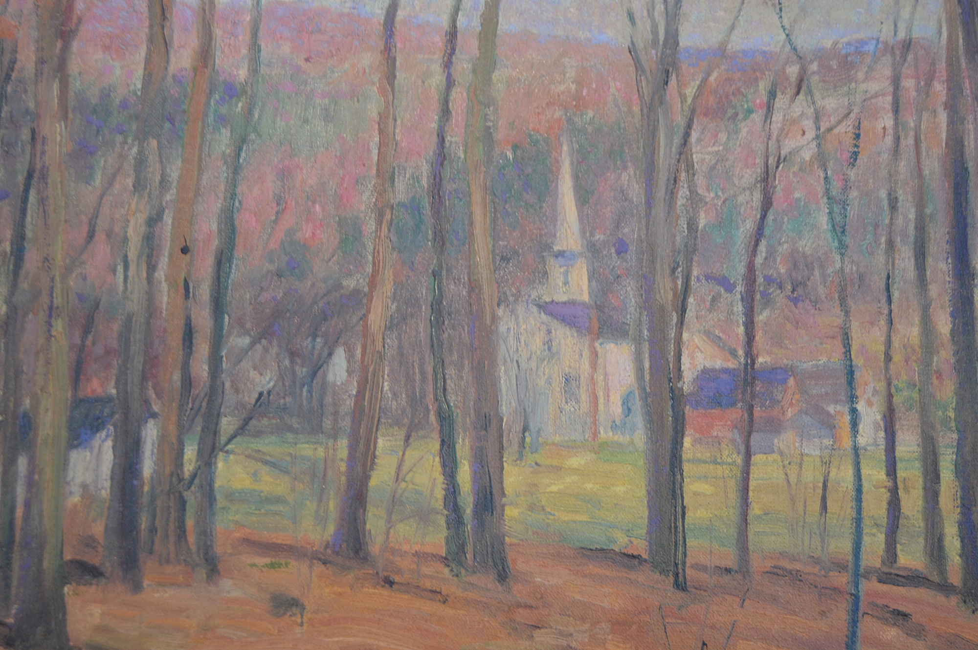 Original Signed Landscape Oil On Canvas by Oscar Anderson