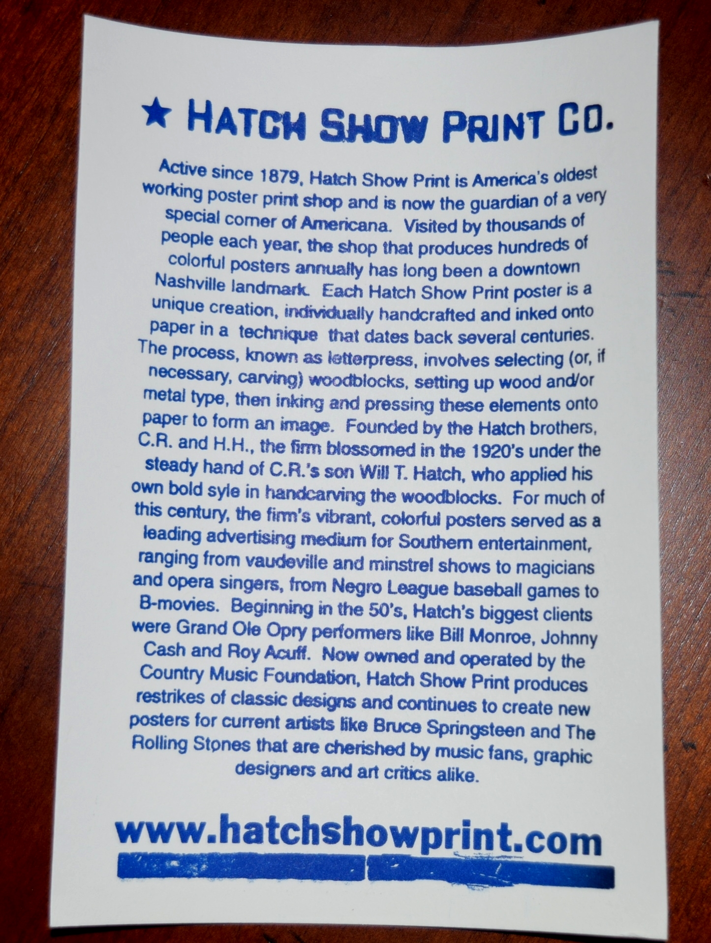 Hatch Show Print Co. Framed Poster "Hatch Cats"