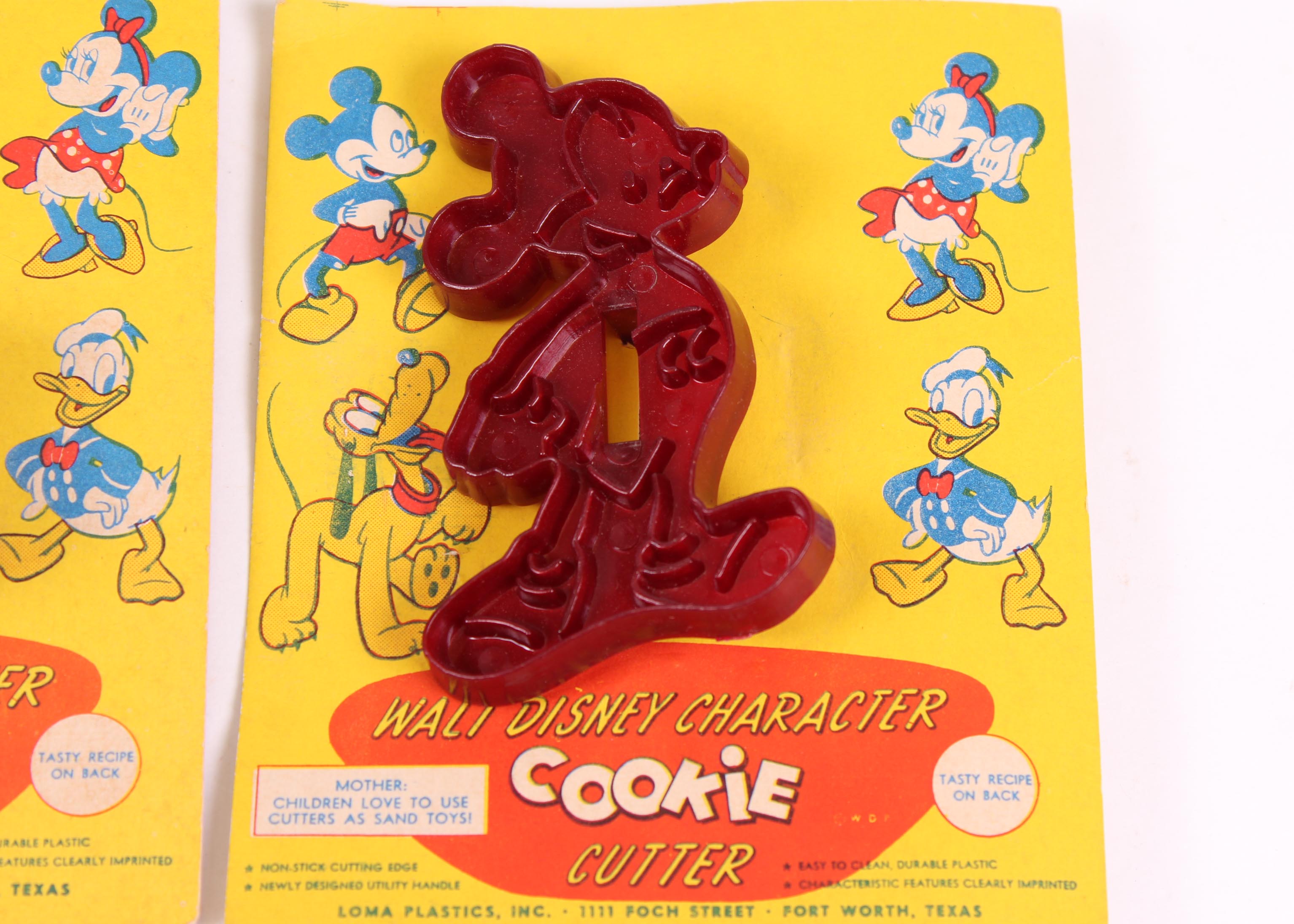 Vintage Collection of Loma Disney Characters Cookie Cutters