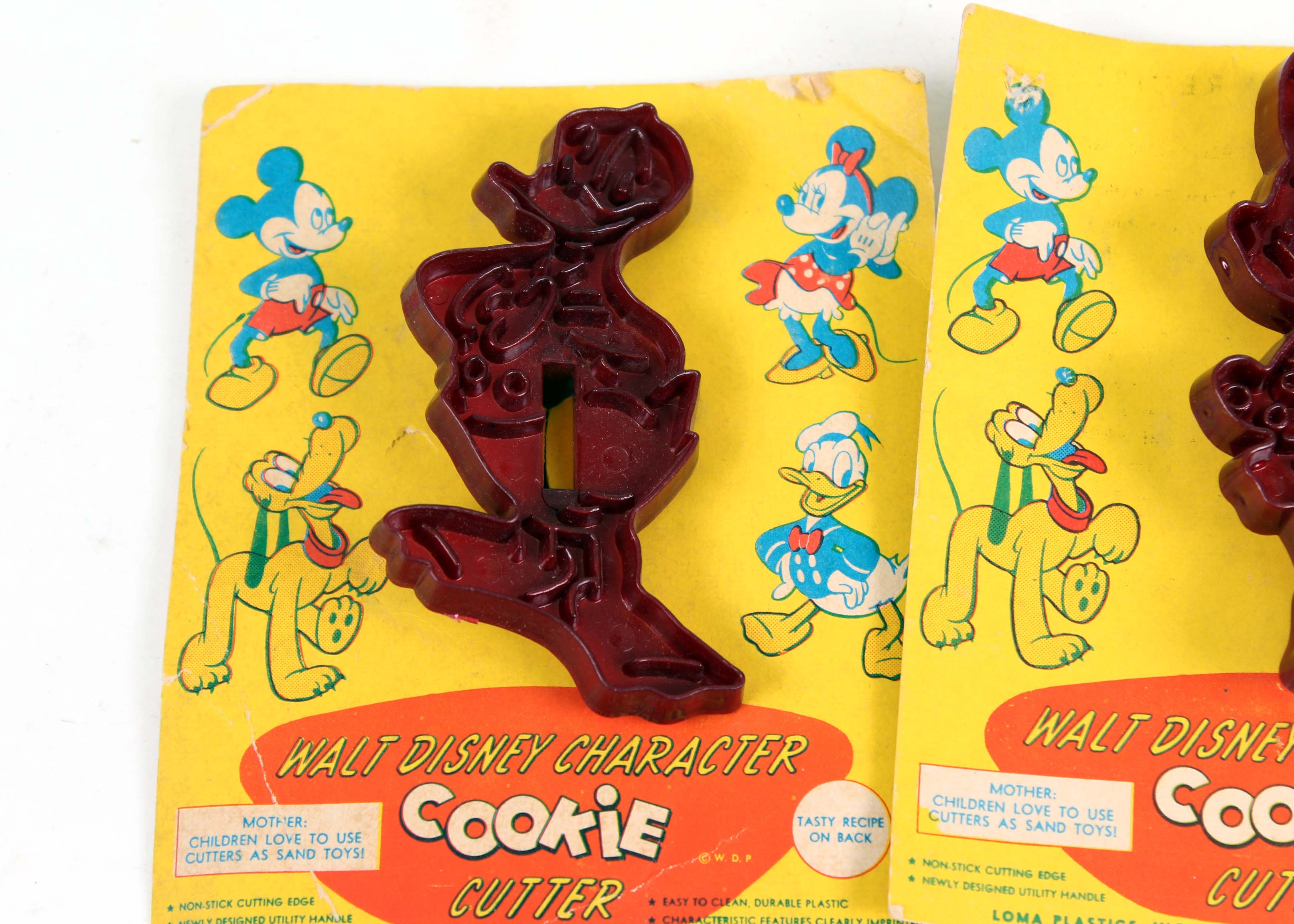 Vintage Collection of Loma Disney Characters Cookie Cutters