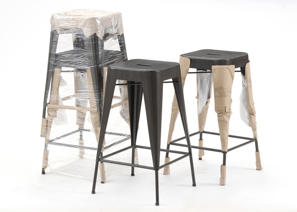 Four Brooklyn Bar Stools by Moe's Home Collection