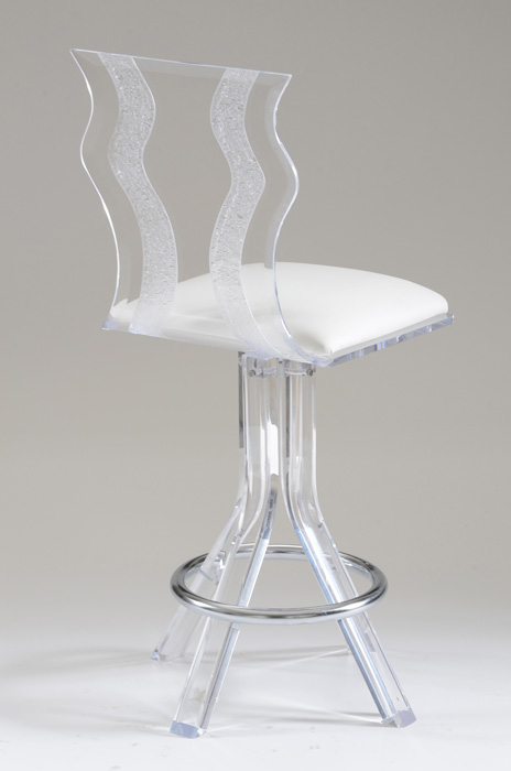 Two Monaco Swivel Bar Stools by Muniz