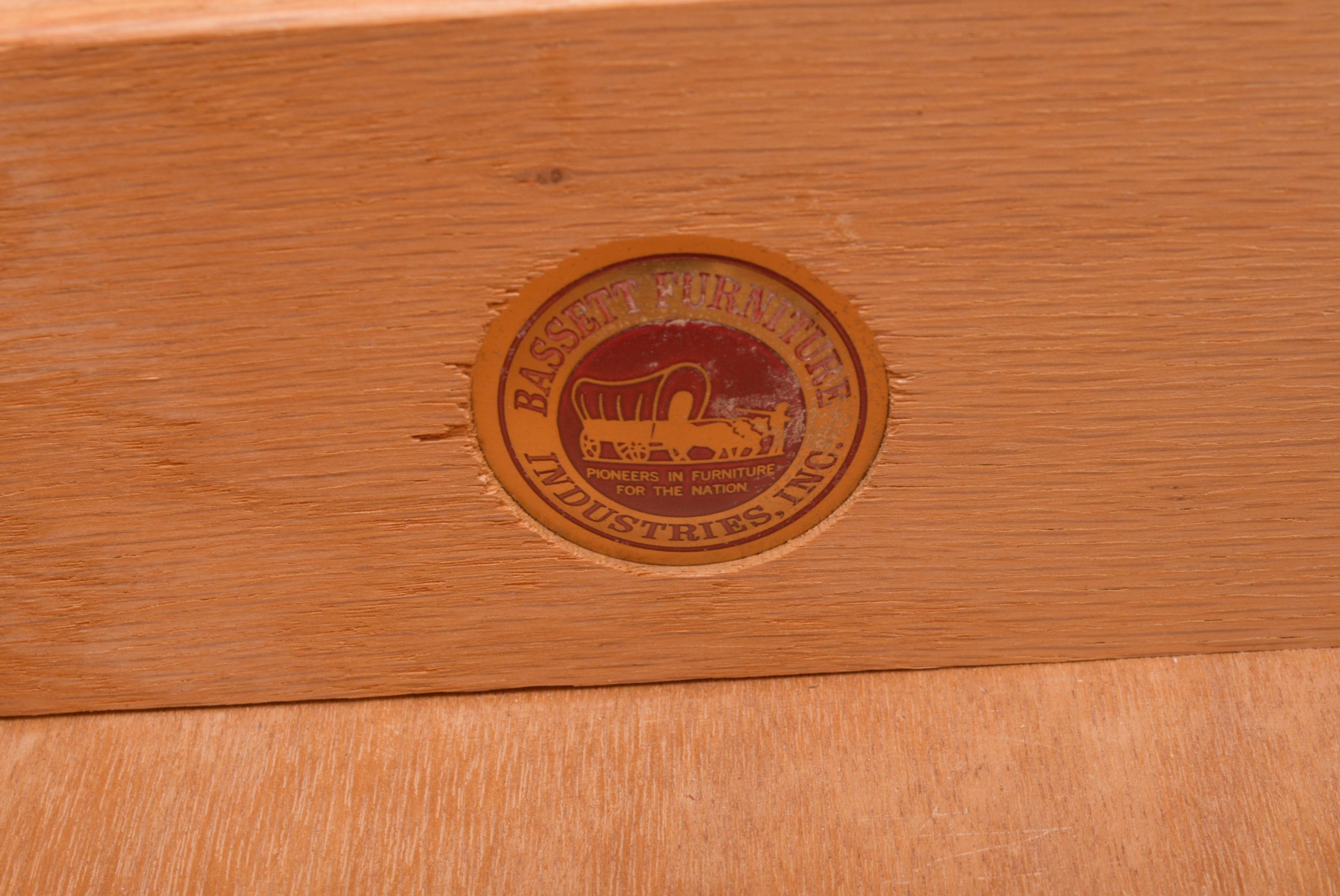 Bassett Golden Oak Desk