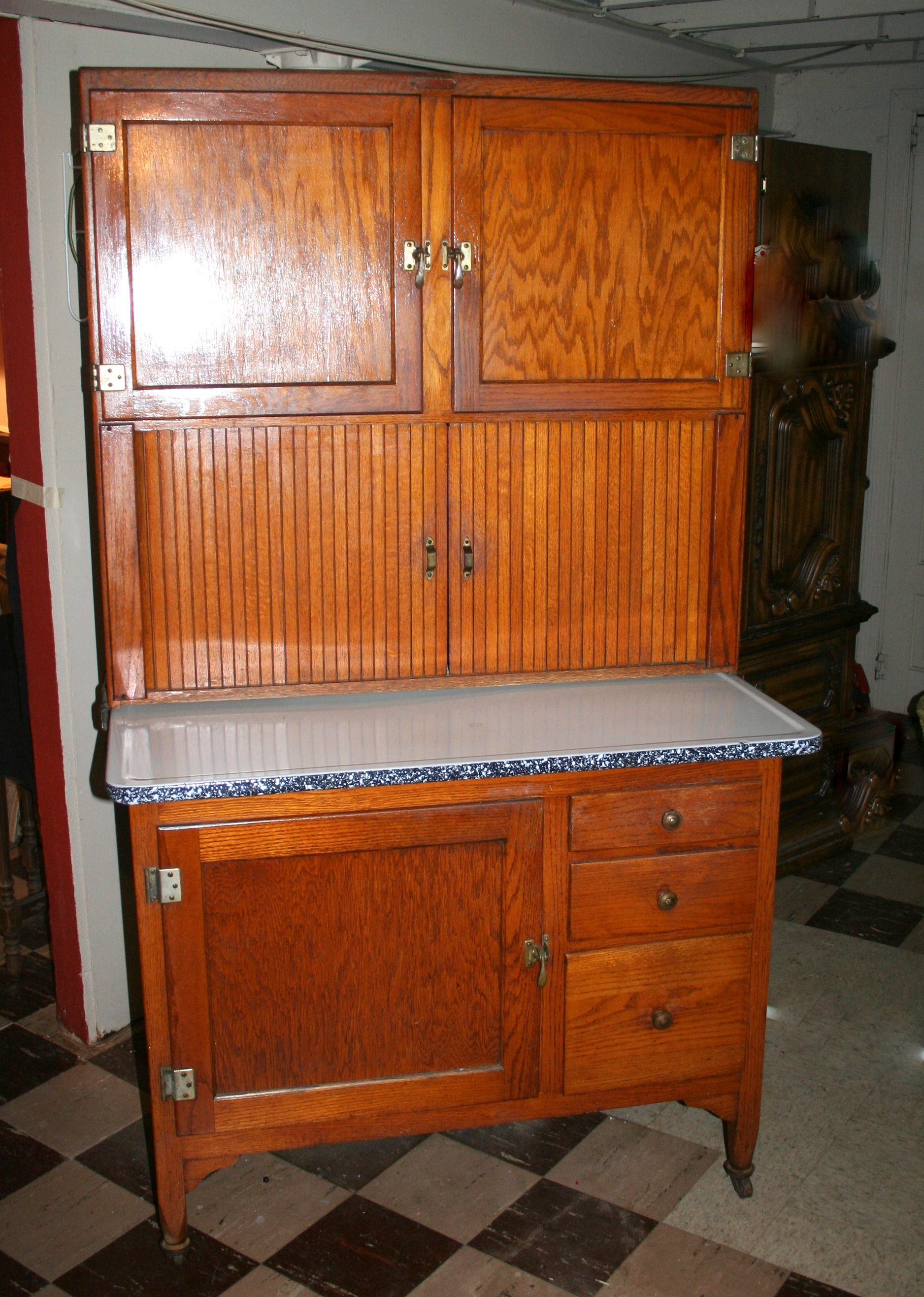 Antique Hoosier Cabinet