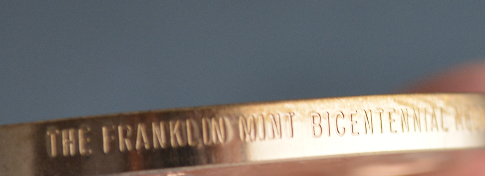 Solid Bronze Franklin Mint Bicentennial Medal