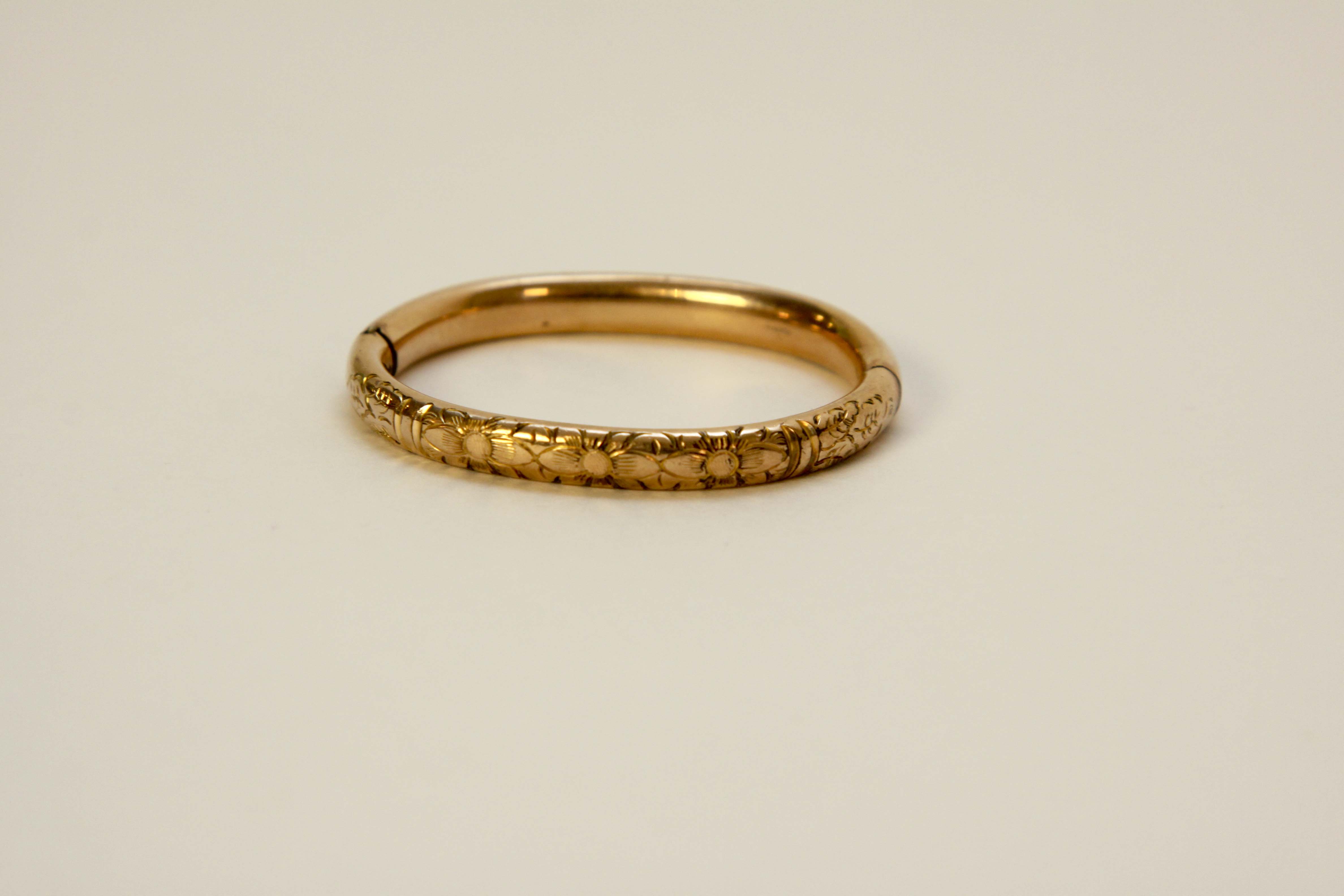 Victorian Gold-Filled Baby Bangle