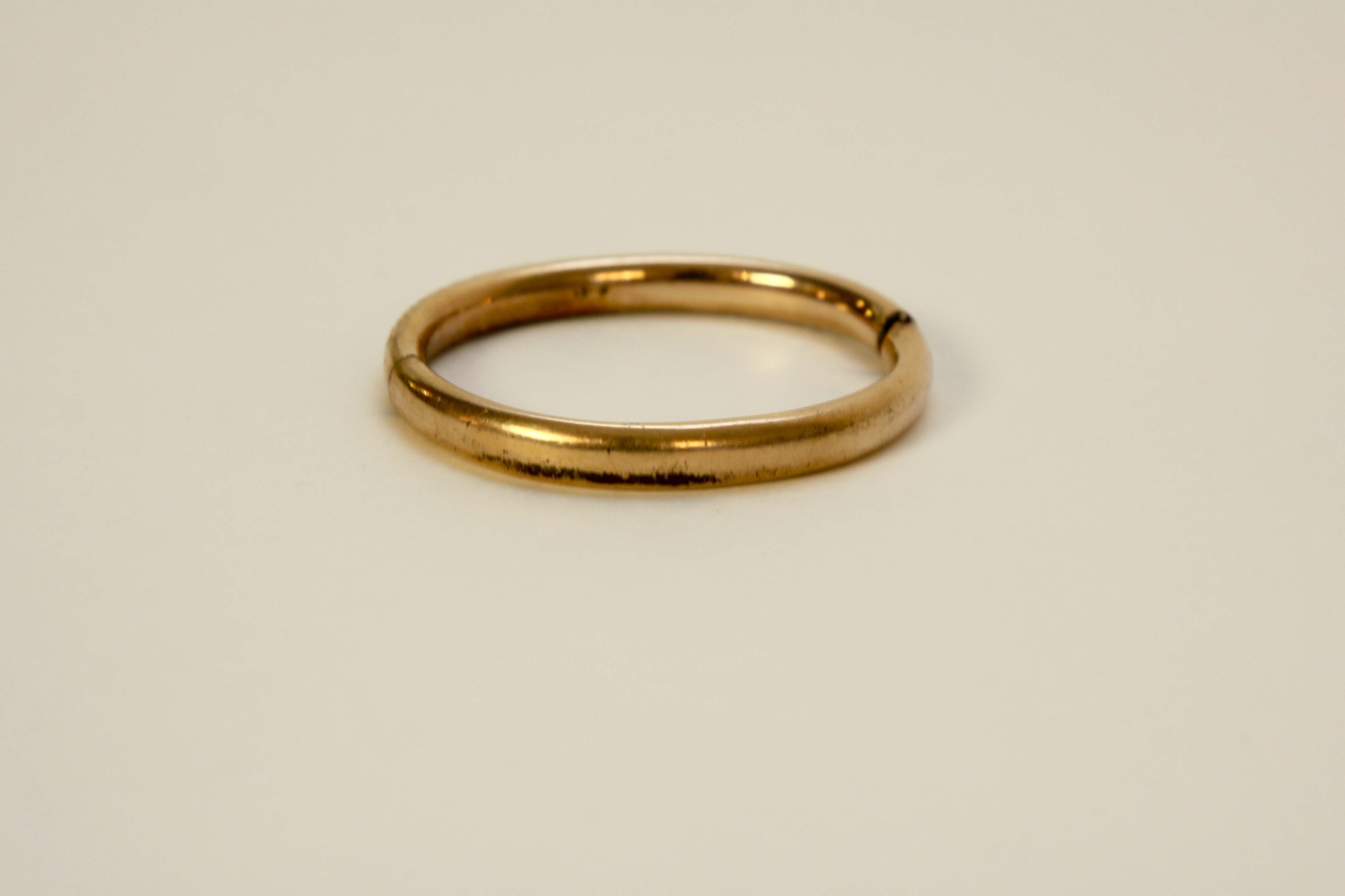Victorian Gold-Filled Baby Bangle