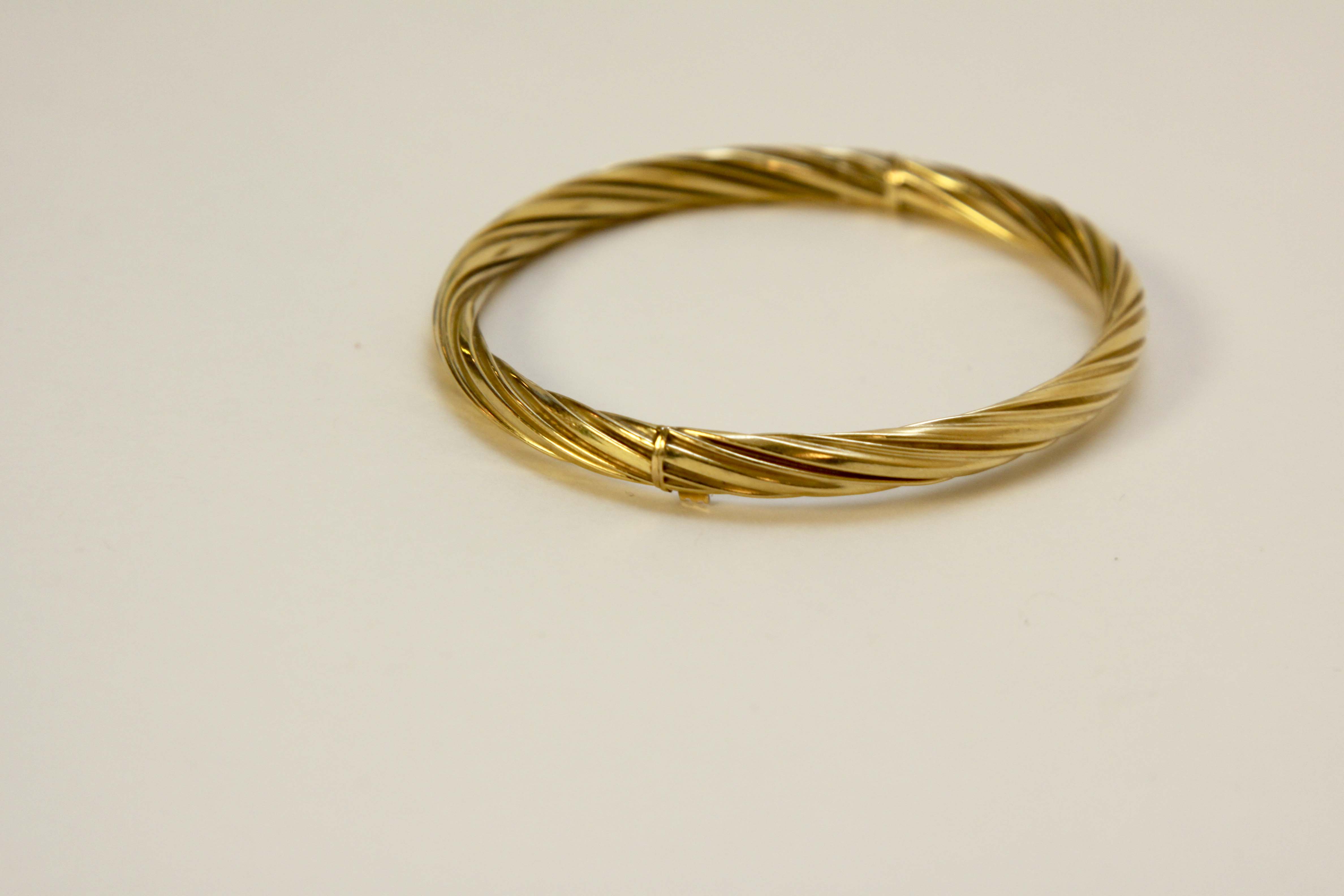 Pair of Vintage 14K Yellow Gold Bracelets