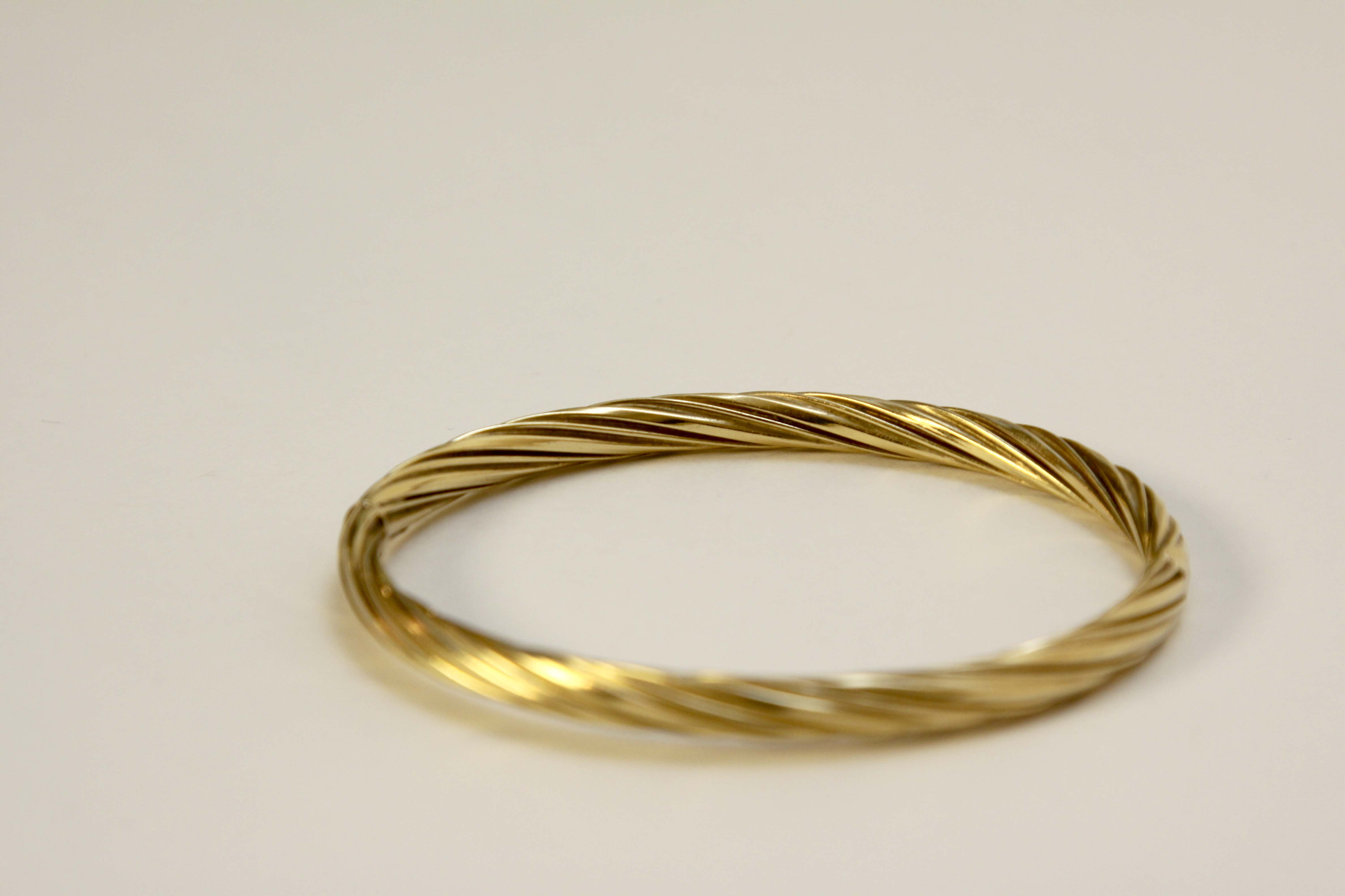 Pair of Vintage 14K Yellow Gold Bracelets