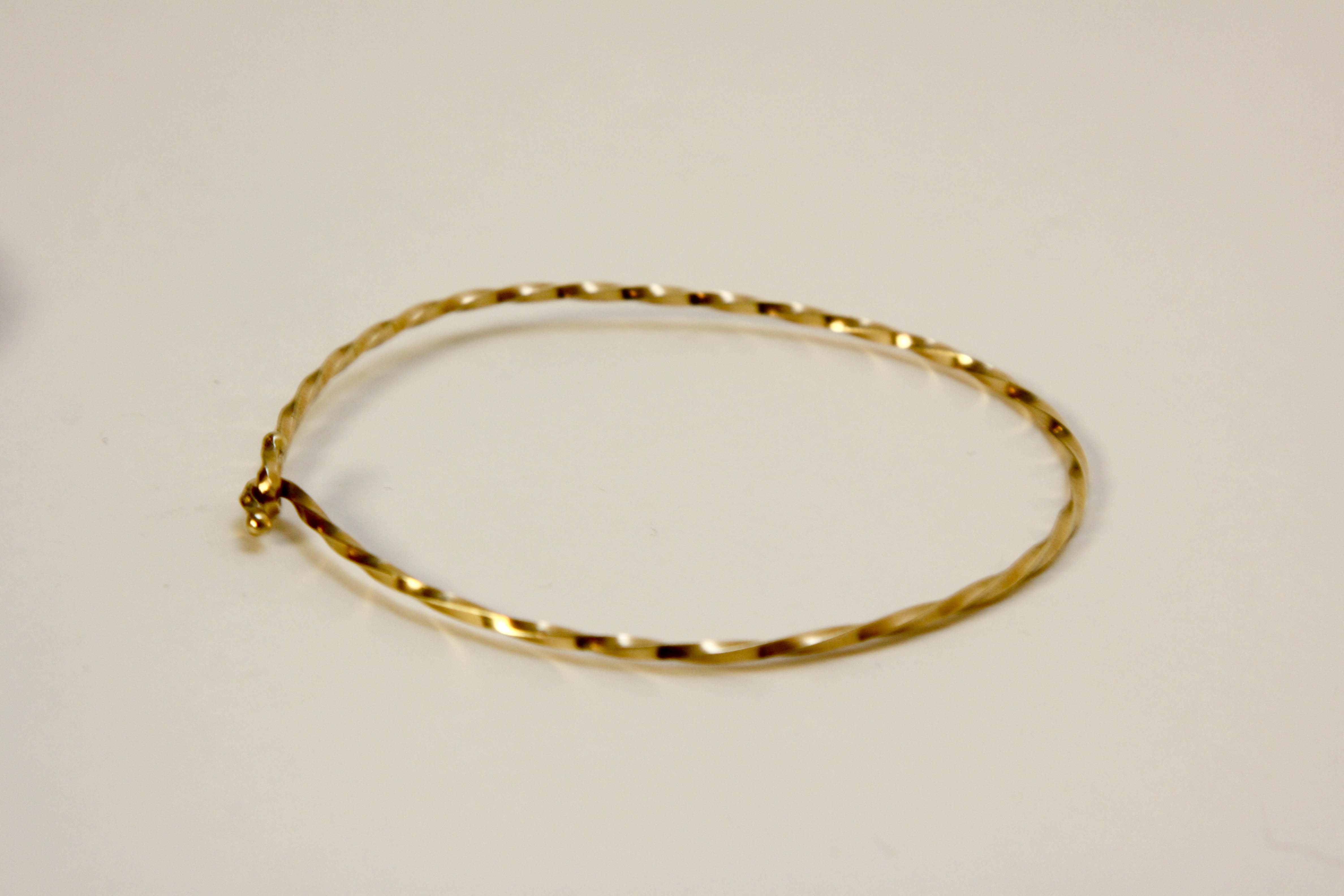 Pair of Vintage 14K Yellow Gold Bracelets