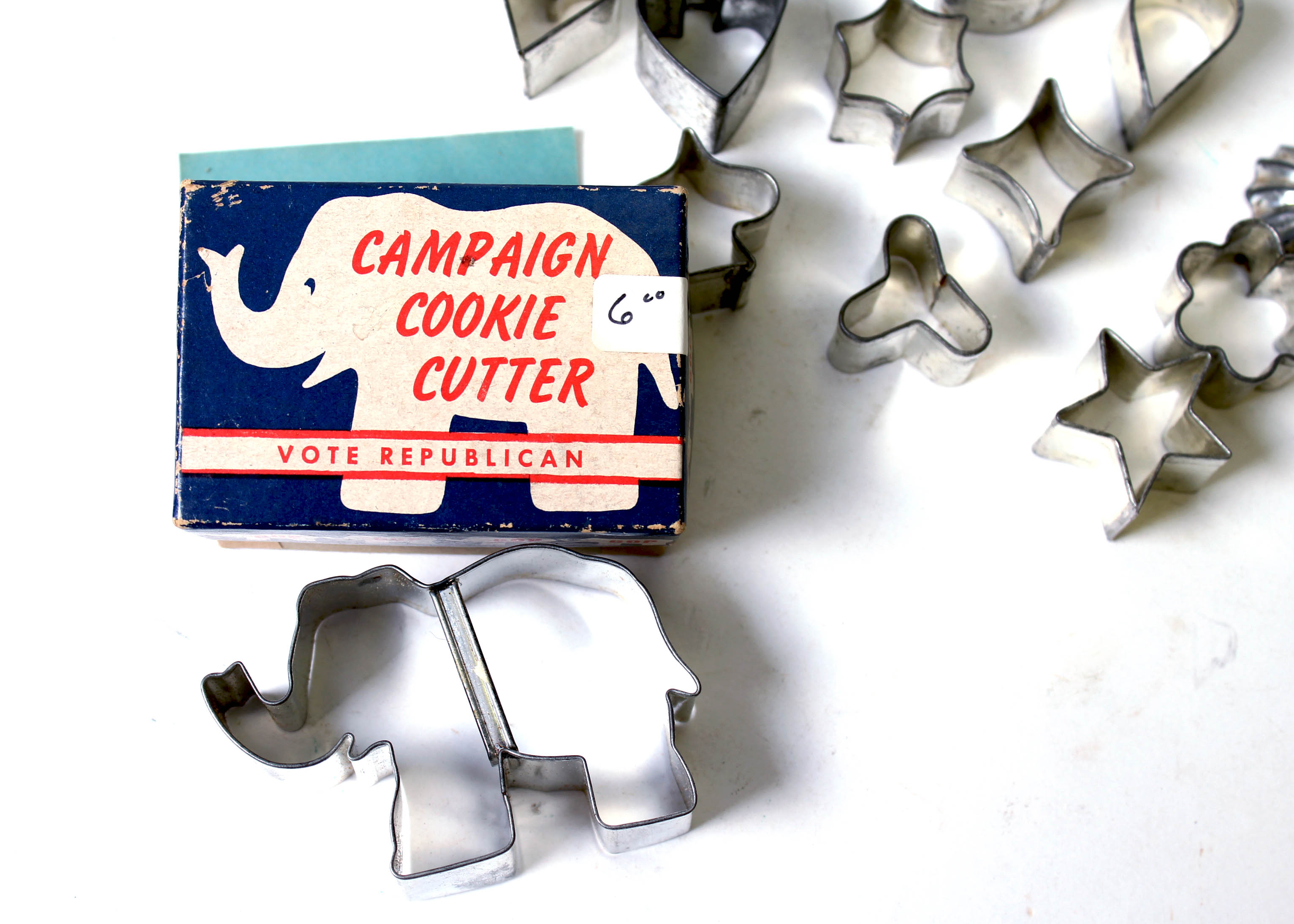 Vintage Vote Republican Elephant Cookie Cutter and More
