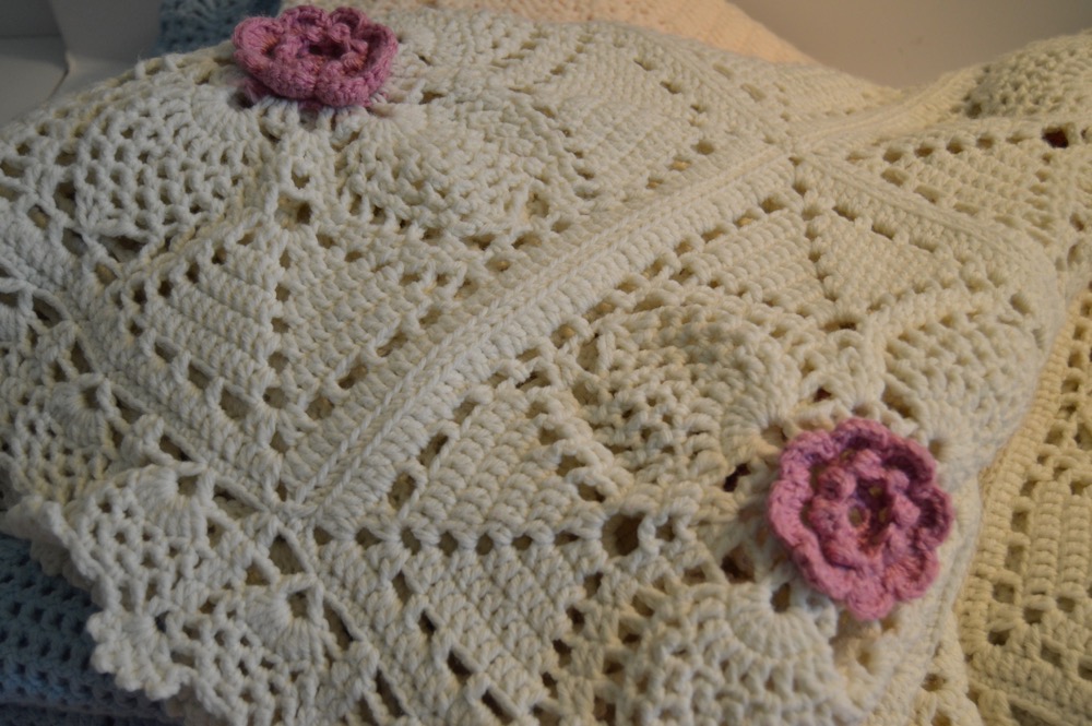 Hand Crocheted Afghans and Scarfs