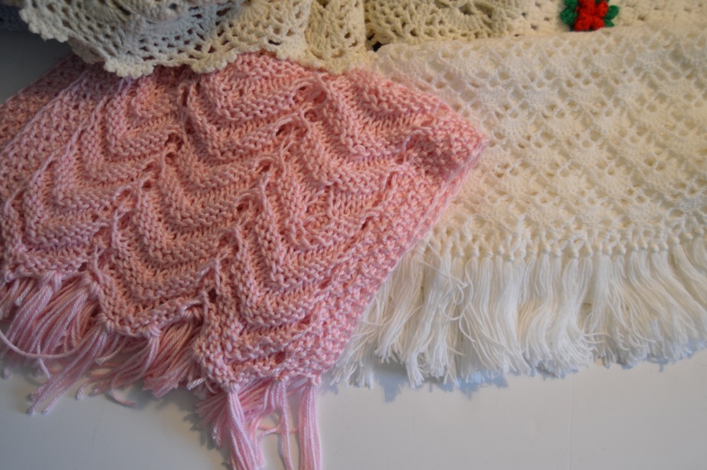 Hand Crocheted Afghans and Scarfs