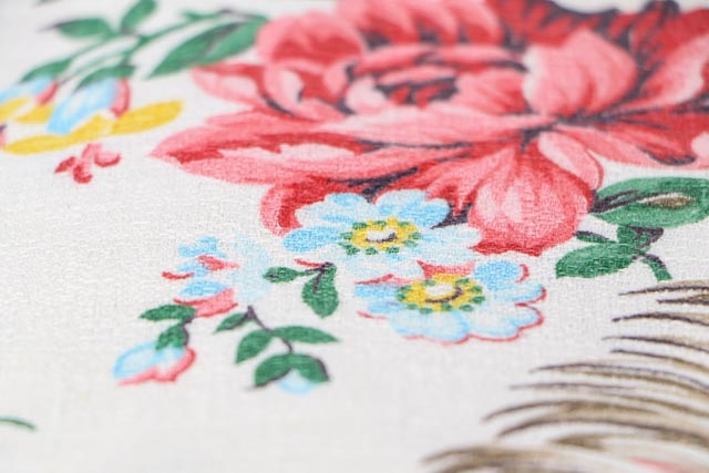 Vintage Barkcloth Fabric