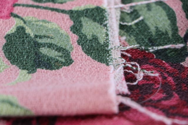 Vintage Barkcloth Fabric