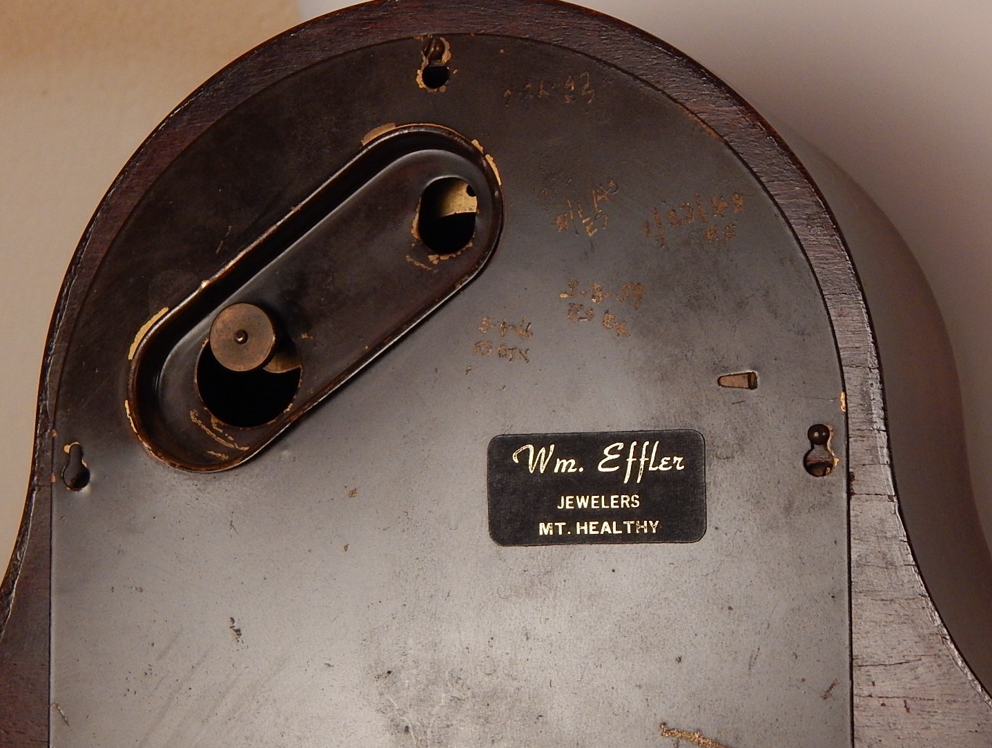 Vintage Telechron Mahogany Electric Mantel Clock