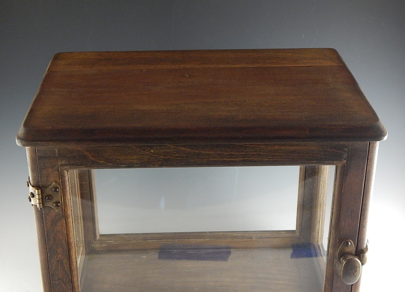 Antique Wood and Glass Display Box