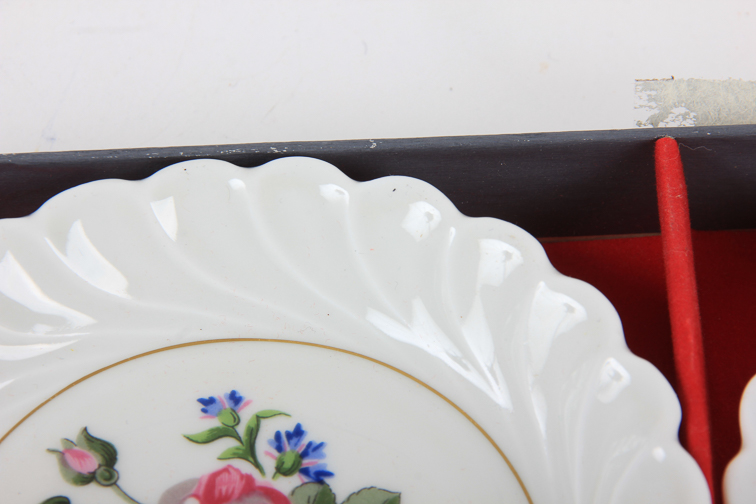 Pair of Haviland Limoges Porcelain Coasters