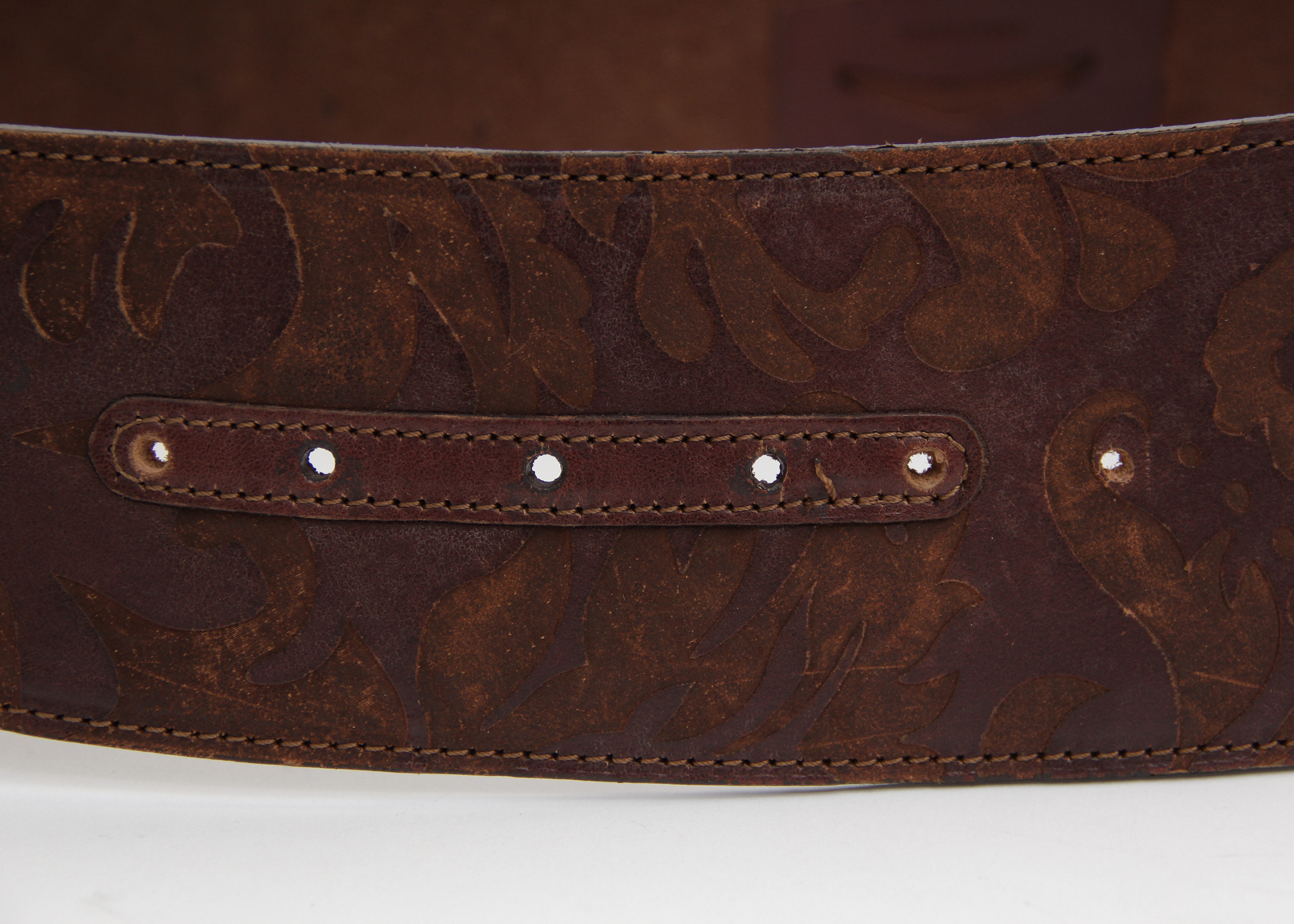 Lucky Penny Elephant Buckle Belt from Anthropologie