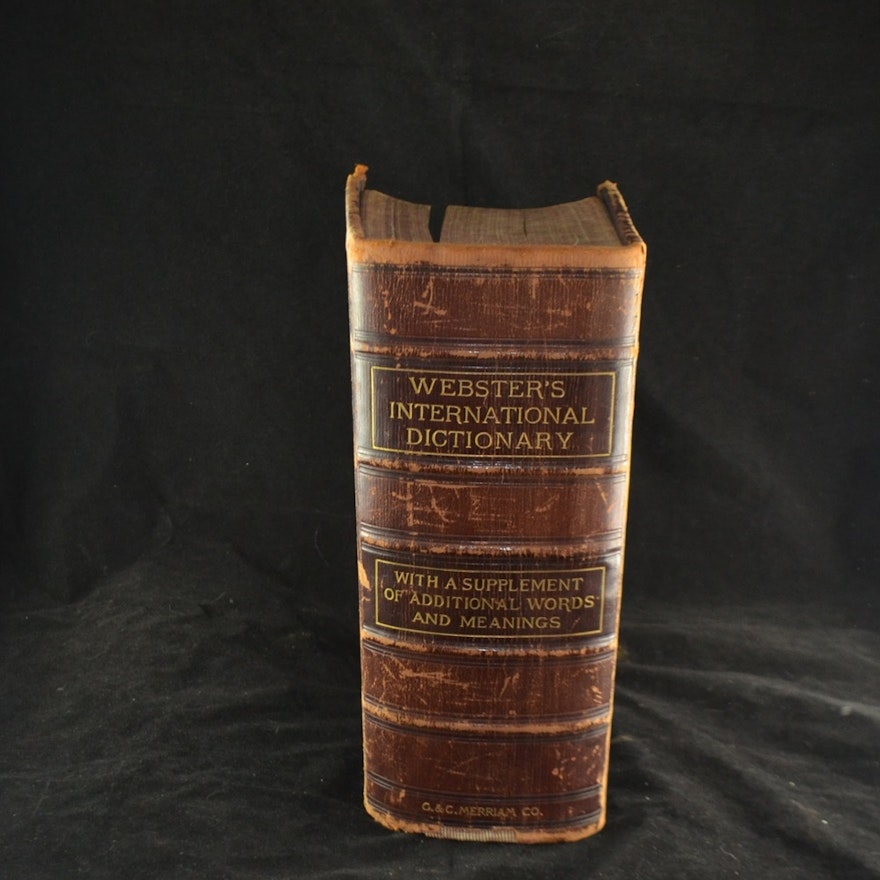1901 Webster's International Dictionary