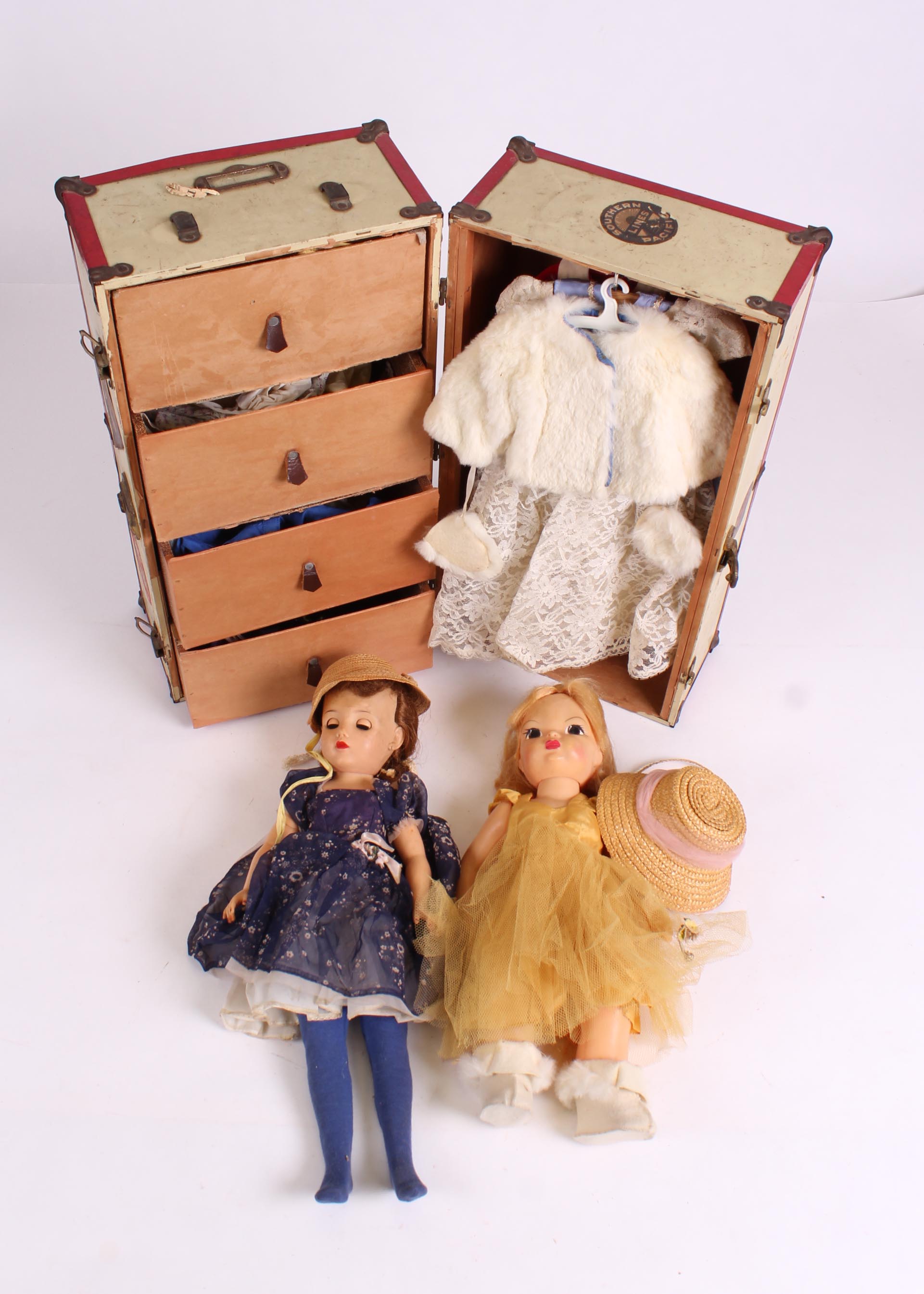 Vintage Terri Lee Doll with Trunk and Clothes