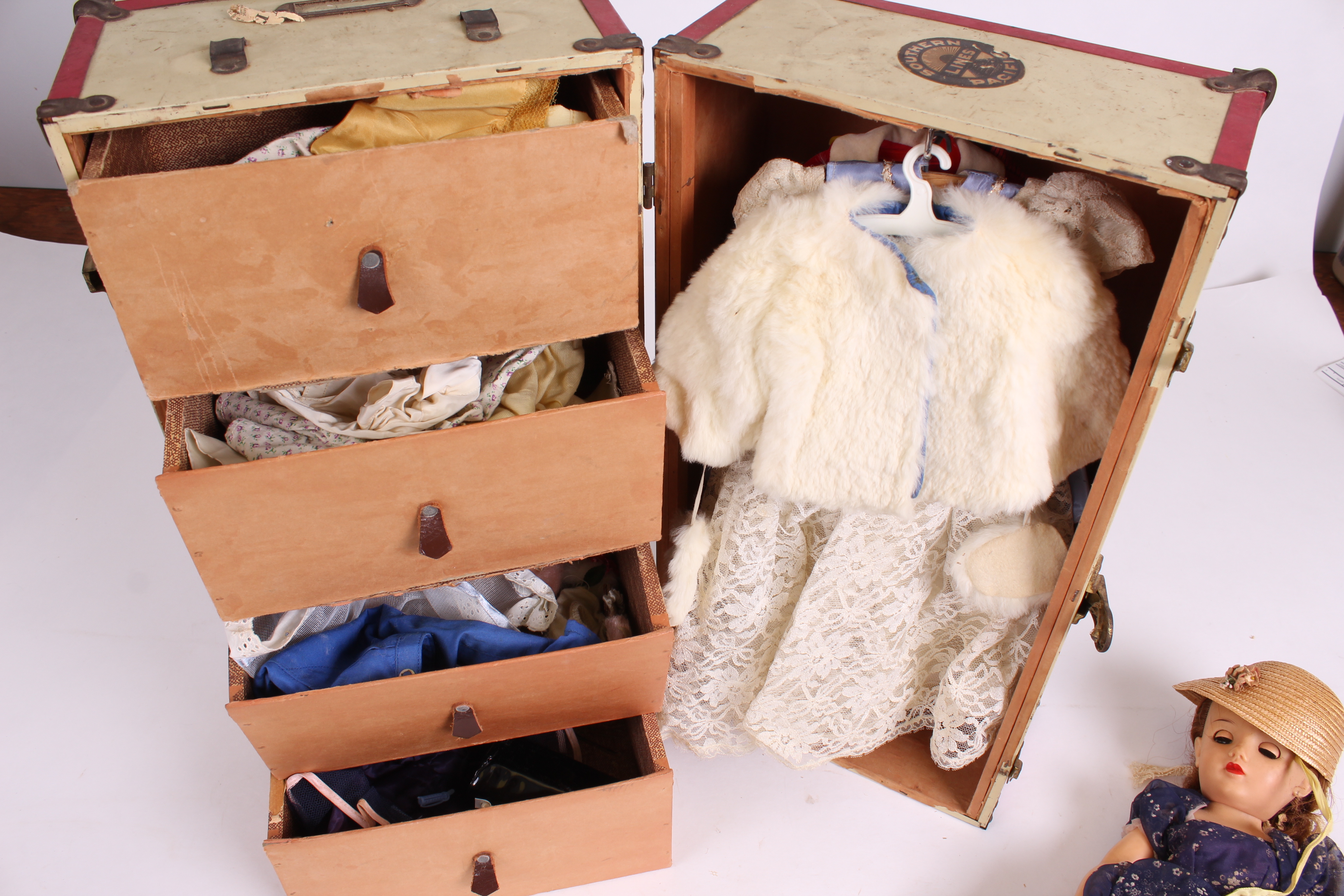 Vintage Terri Lee Doll with Trunk and Clothes