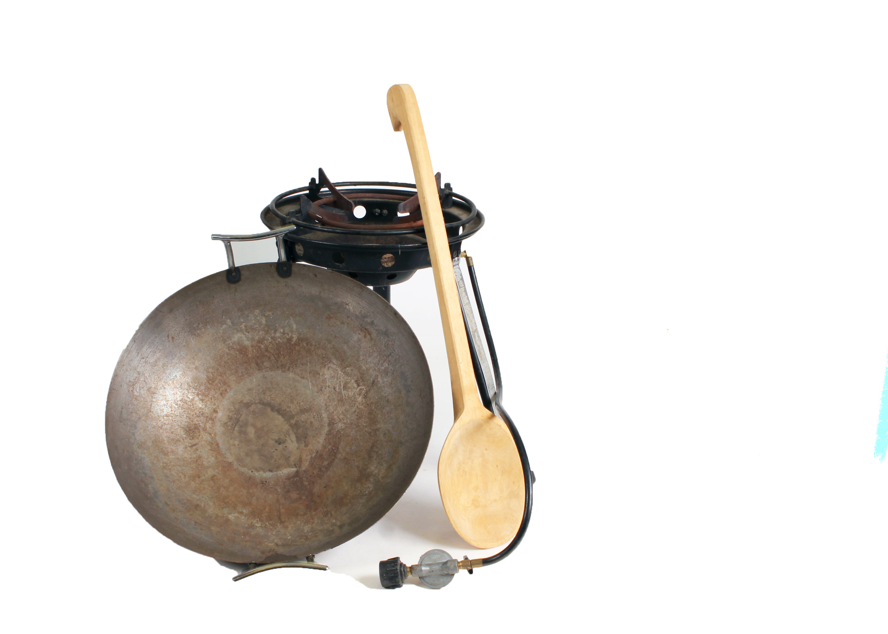 Large Eastman Outdoor Camping Wok with Burner