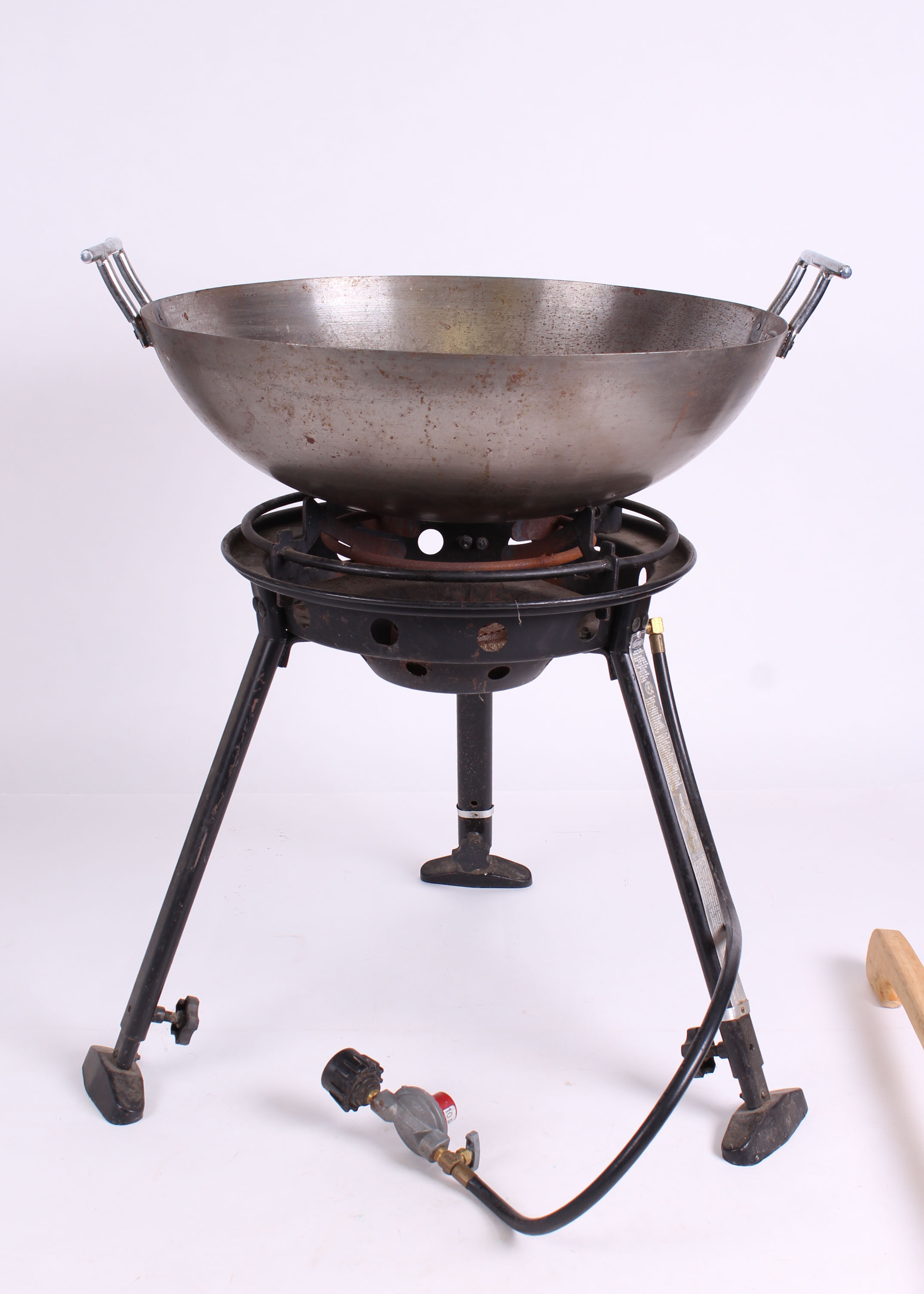 Large Eastman Outdoor Camping Wok with Burner