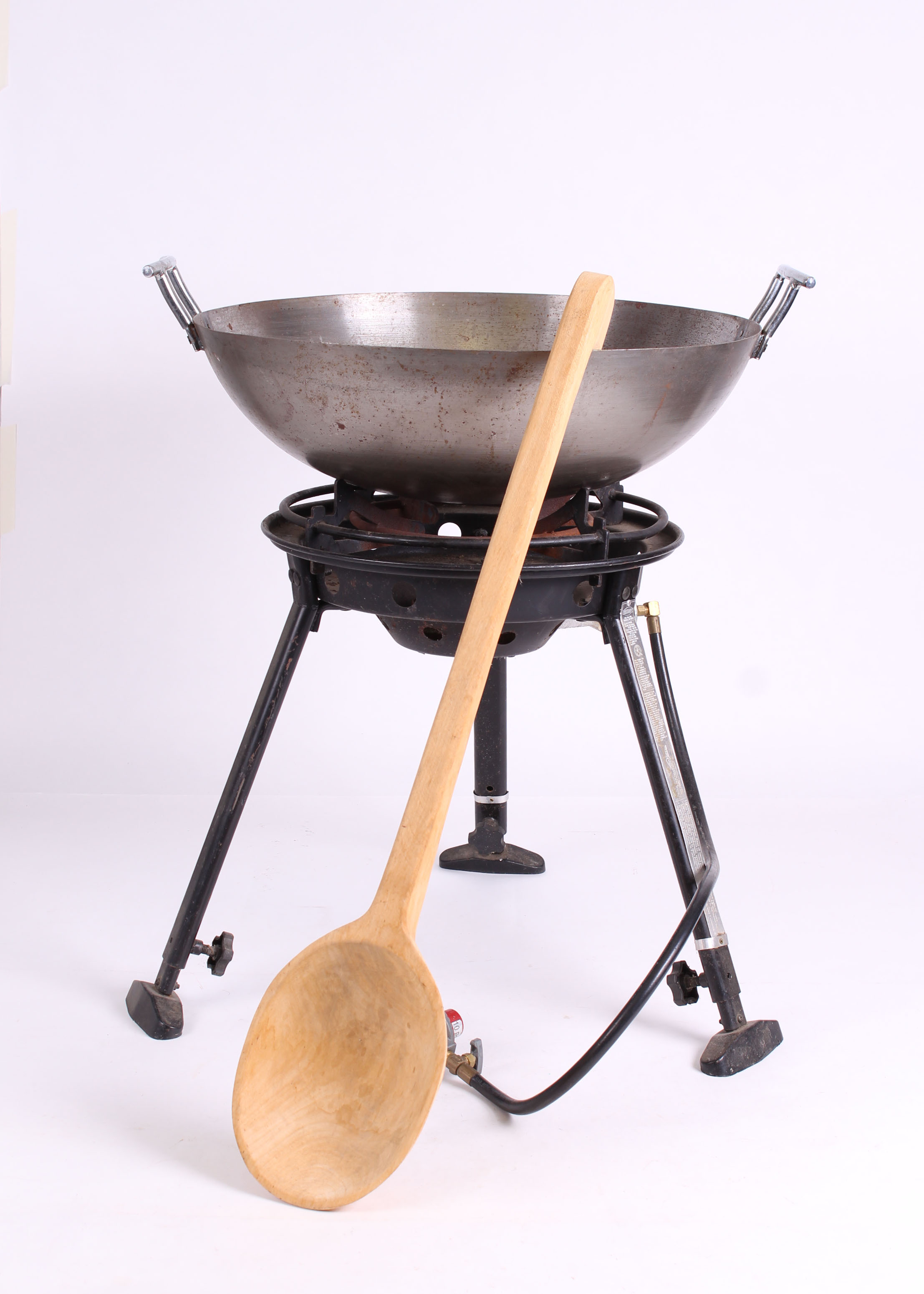 Large Eastman Outdoor Camping Wok with Burner
