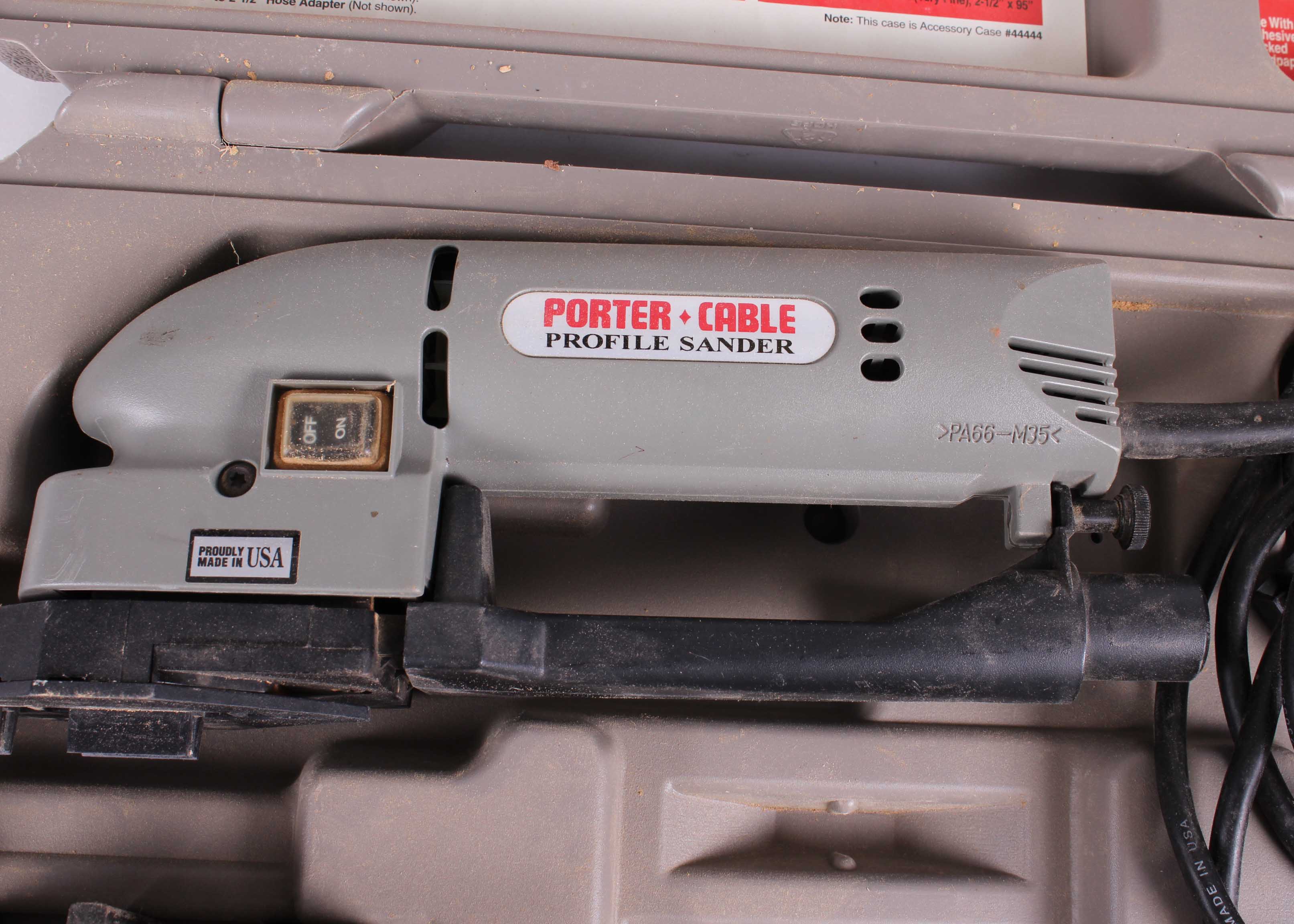 Porter and Cable Profile Sander