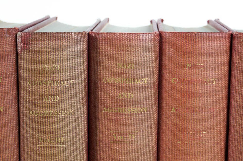 Ten Volume Set of Nazi Conspiracy and Aggression Books