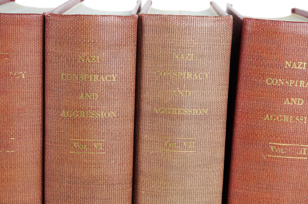 Ten Volume Set of Nazi Conspiracy and Aggression Books