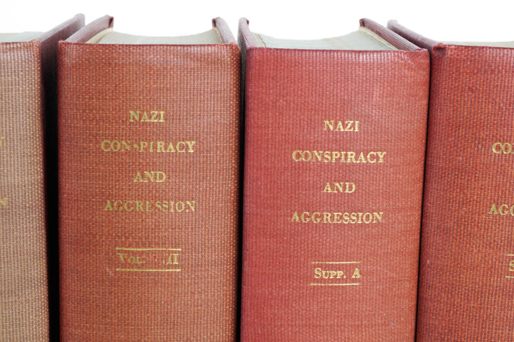 Ten Volume Set of Nazi Conspiracy and Aggression Books
