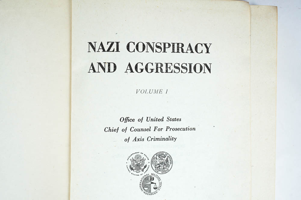 Ten Volume Set of Nazi Conspiracy and Aggression Books