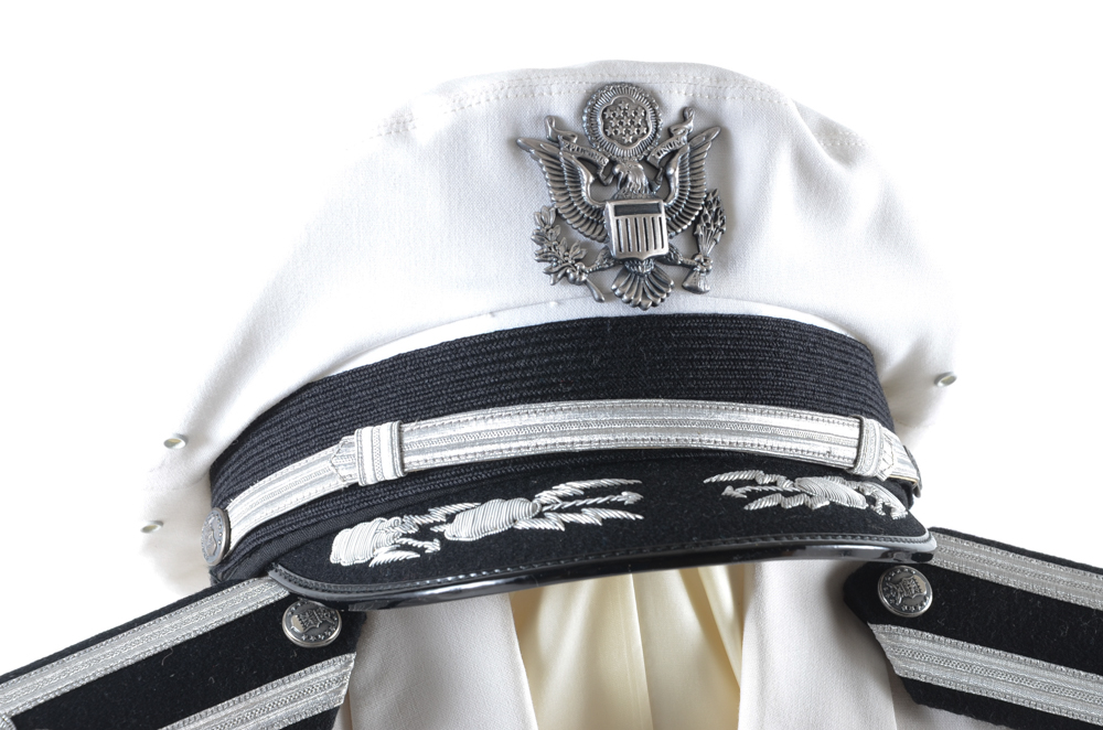 Vintage 1960s USAF  White Dinner Dress Uniform