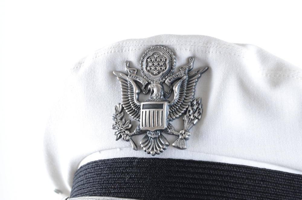 Vintage 1960s USAF  White Dinner Dress Uniform