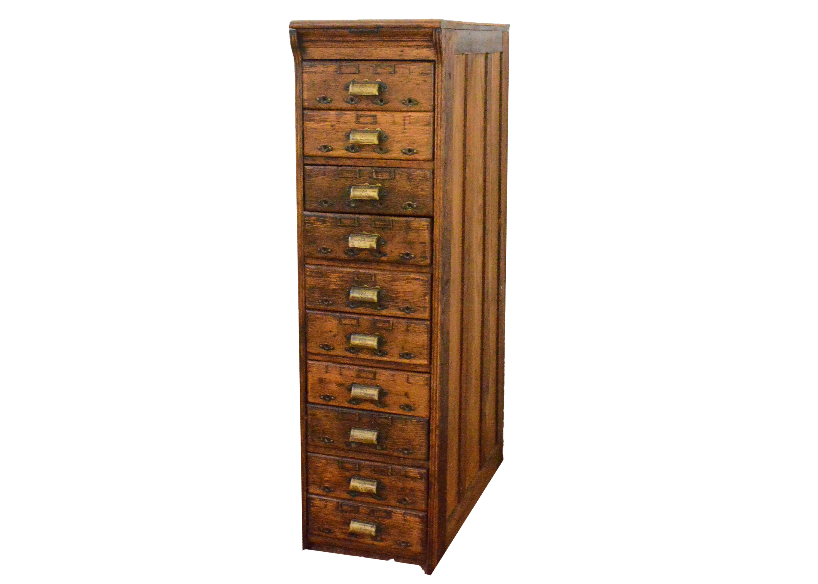 Yawman & Erbe Antique Card Catalog Cabinet